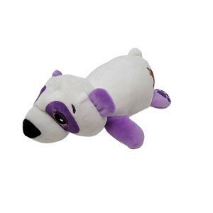 Cutetitos White Purple Bear Beanbag Plush Stuffed Animal 8" Hot Pepper